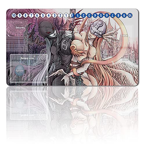 Digimon - Tappetino Da Gioco, Digimon Playmat, Digimon Mouse Pad Gioco Da Tavolo Digimon, Dimensioni 60 X 35 Cm, Adatto Per Tcg Ccg Mtg Digimon