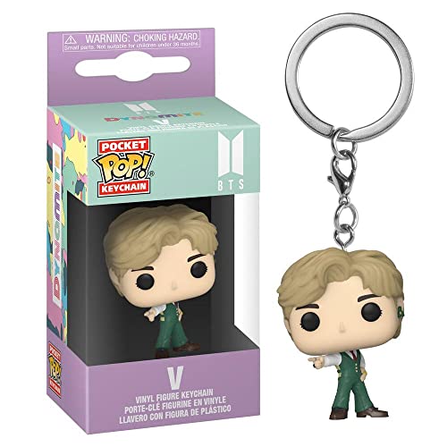 Funko Pop! Keychain: Bts - Dynamite - V - Mini Figura In Vinile Da Collezione Novità Portachiavi - Riempitivi Per Calze - Idea Regalo - Merchandising