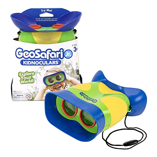 Learning Resources Binocolo Geosafari Jr. Kidnoculars, Cannocchiale Bambini, Esploramondo, 5 Anni