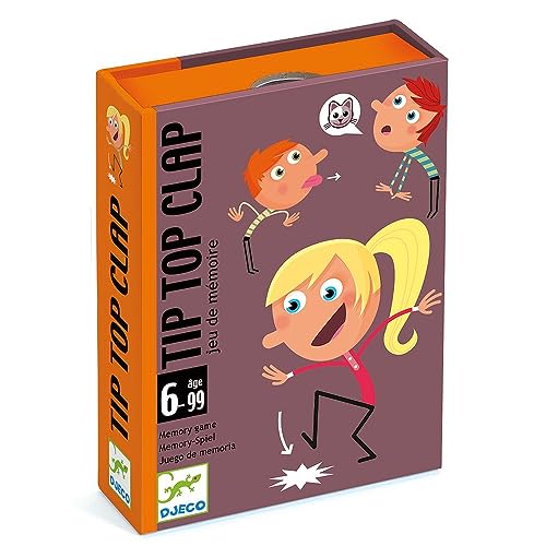 Djeco – Tip Top Clap, Set Di Carte, 35120