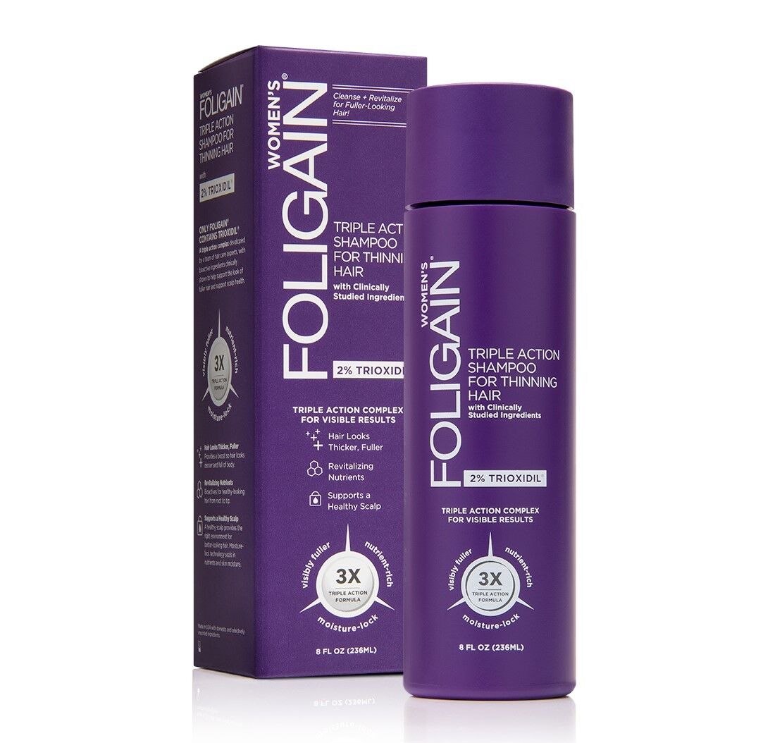 Foligain Shampoo Ricrescita Donna | Trioxidil 2% | Combatte La Calvizie e Rinfor