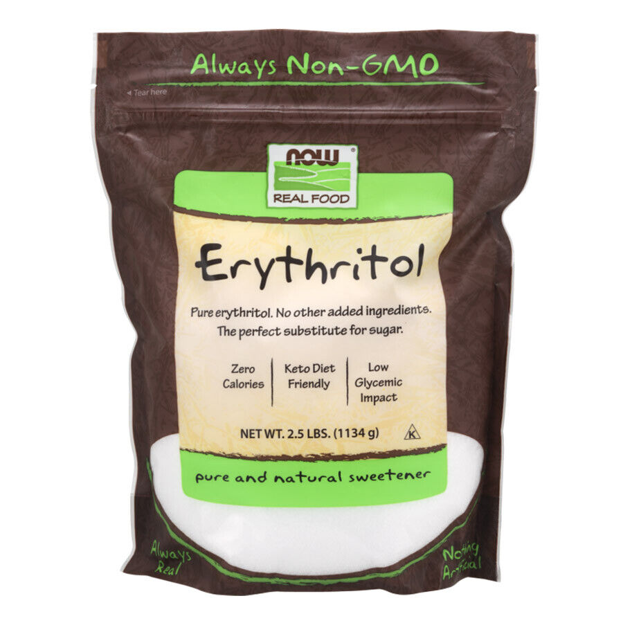 Now Foods Erythritol 100% dolcificante naturale Eritritolo  1 lb (1134 g) NOW...