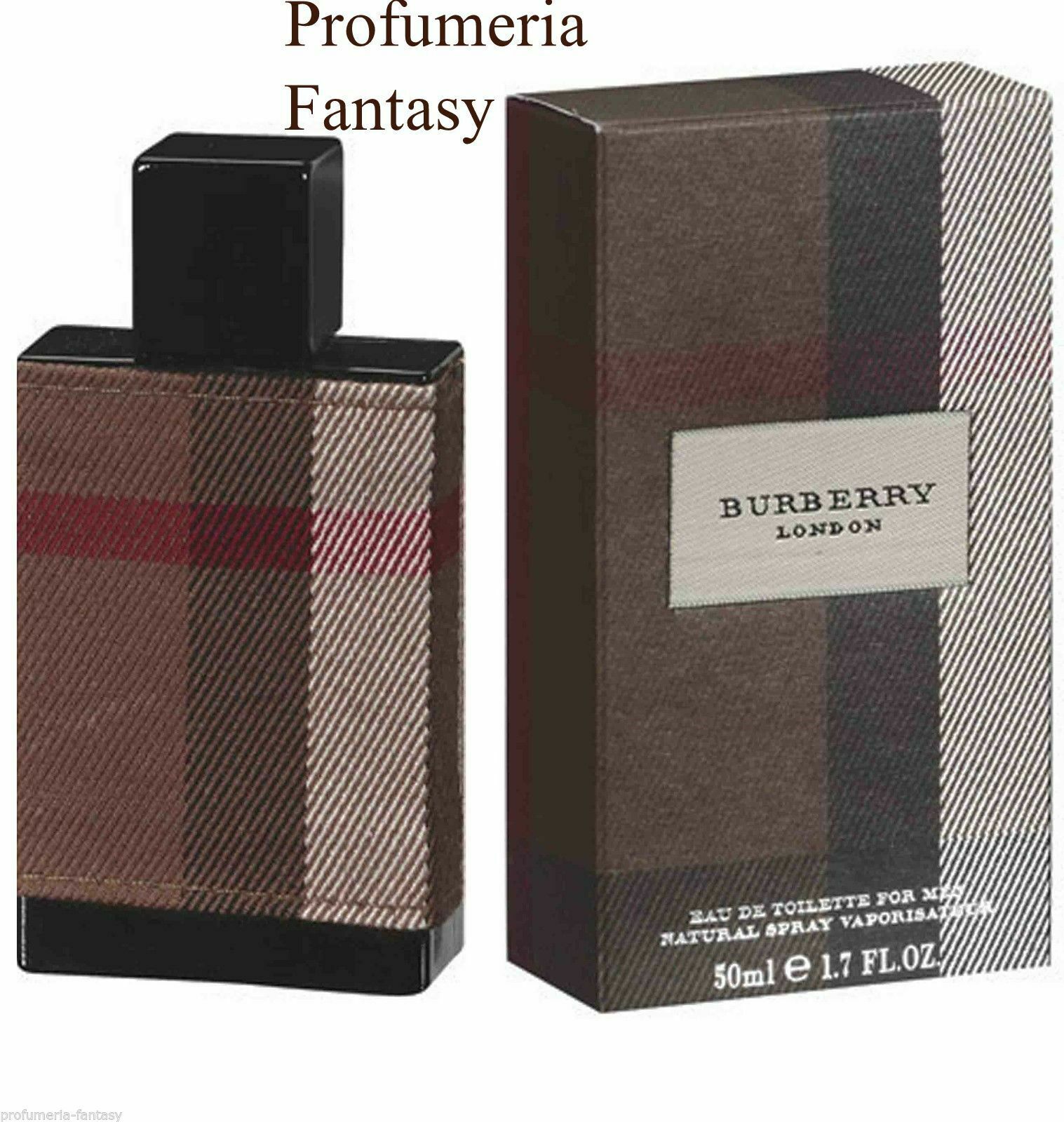 BURBERRY PROFUMI LONDON FOR MEN EAU DE TOILETTE UOMO ML.50 SPRAY