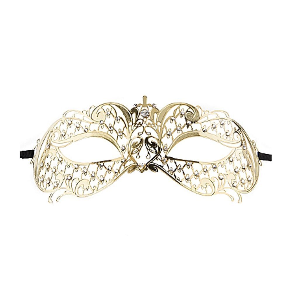 OU128GLD BUTTERFLY MASQUERADE MASK – GOLD  Mascherina farfalla veneziana!