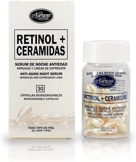 Nurana Serum Retinolo E Ceramidi Per Capsule 30 Unità Per Capsulas. ⭐⭐⭐⭐⭐