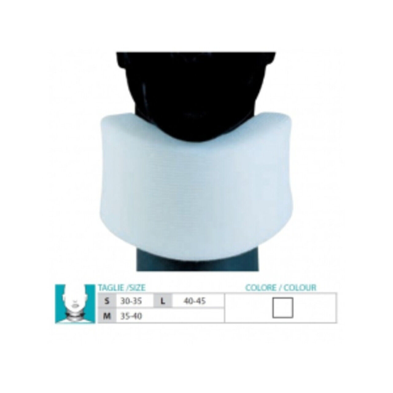Safte Orione 9108 Collare Cervicale Morbido Altezza 8Cm Taglia M 1 Pezzo