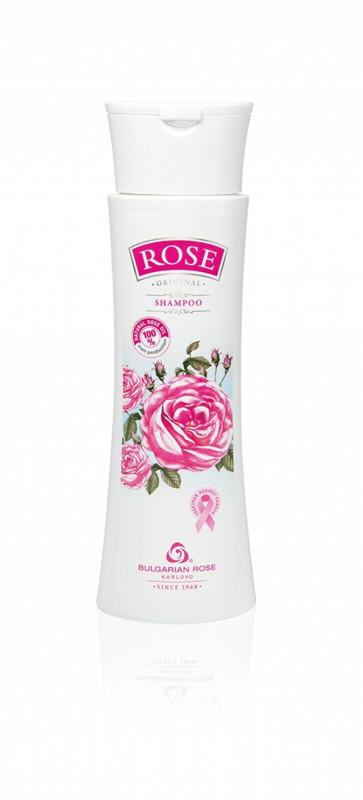 Shampoo Rose Original, acqua e olio di rosa bulgara,200ml