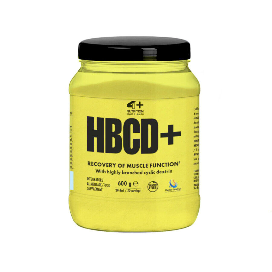 4+ Nutrition HBCD+ Ciclodestrine gusto Neutro 600g Cluster Dextrin®