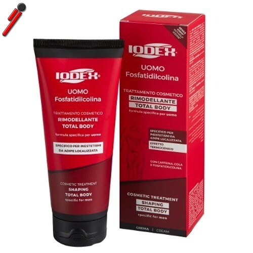Iodex Uomo Fosfatidilcolina, Crema 200 ml Rimodellante Total Body Uomo