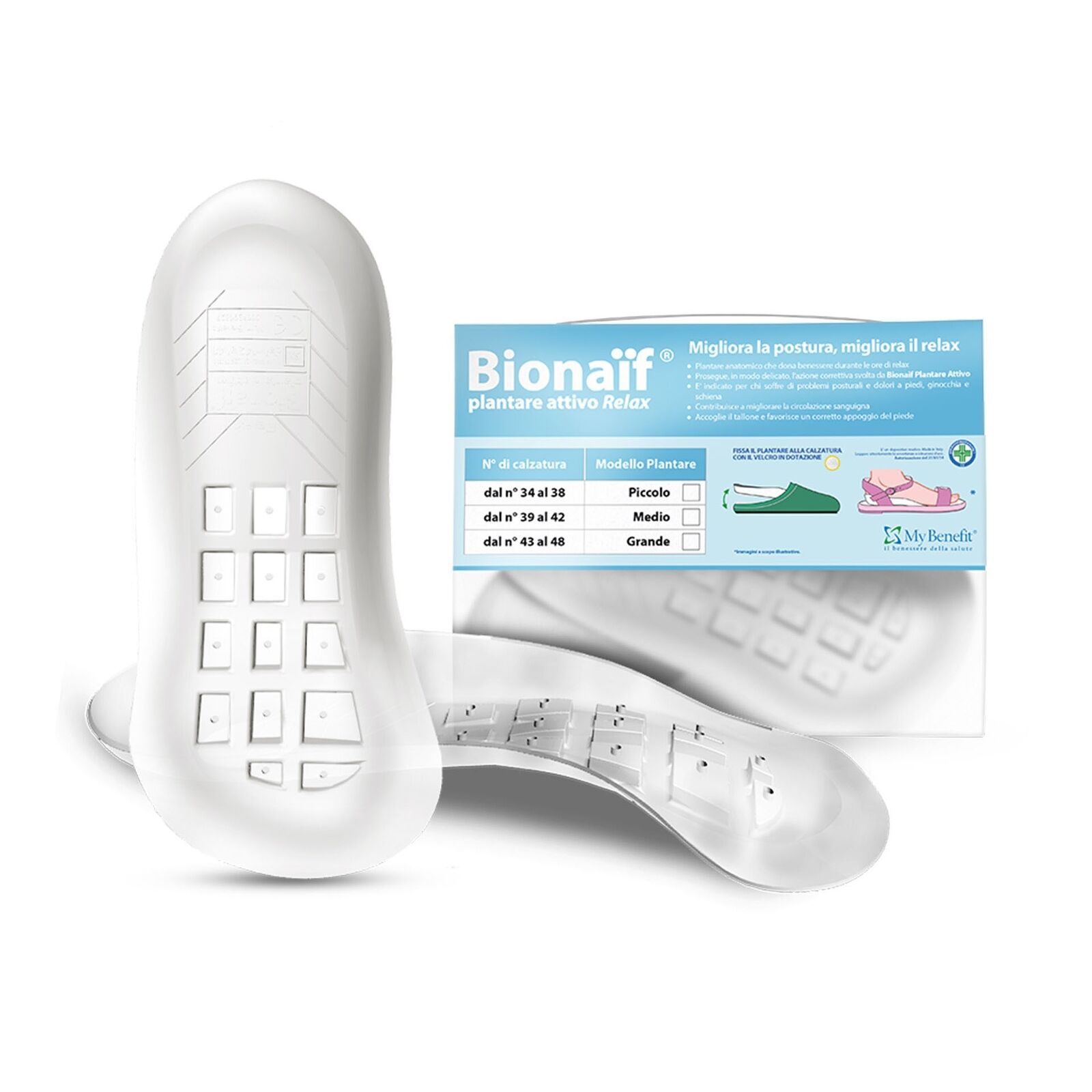 Bionaif Plantare Attivo Relax My Benefit 2 Pezzi