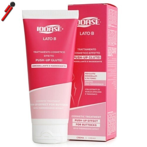 Iodase, Lato B, 200 ml Crema effetto Push-Up Glutei. Rimodellante e rassodante