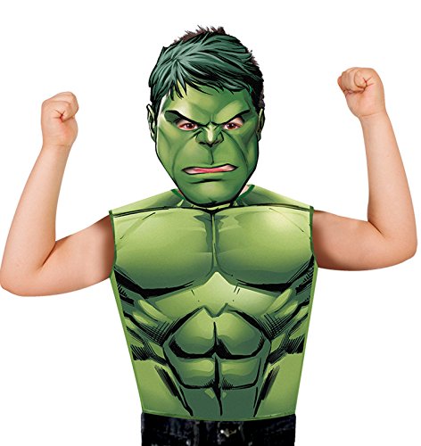 Rubies Avengers Hulk Costume E Maschera, Multicolore, S-M (Rubie'S Spain 620970)