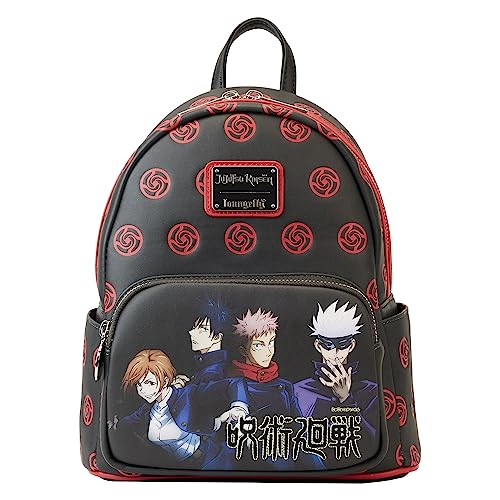 Loungefly Jujutsu Kaisin - Backpack - Jujutsu Kaisen - Esclusiva Amazon - Sacchetto Carino Da Collezione - Idea Regalo - Merchandising Ufficiale - Per