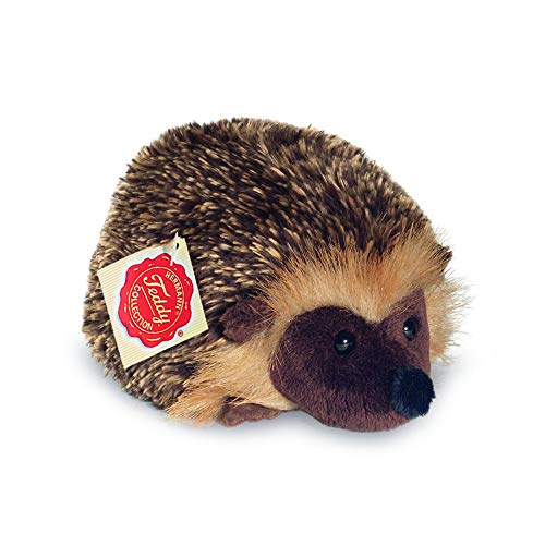 Hermann Teddy Collection- Hedgehog Peluche, 15 Cm, Colore Marone, 921172