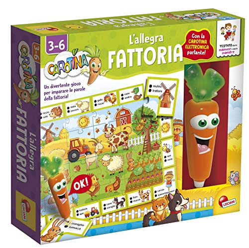Lisciani Giochi- Carotina Penna Parlante Allegra Fattoria, Colore, 92642