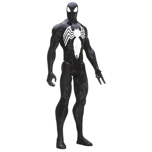 Spider-Man Marvel Ultimate Spider-Man Titan Hero Series Black Suit Figure - 12 Inch