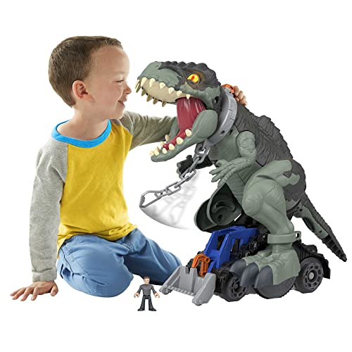 Fisher-Price Imaginext, Jurassic World Mega Dino Calpesta E Ruggisci, Giocattolo Per Bambini 3+ Anni, Gwt22
