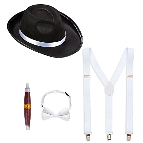 "Gangster" (Hat, Braces, Bow Tie, Cigar) -