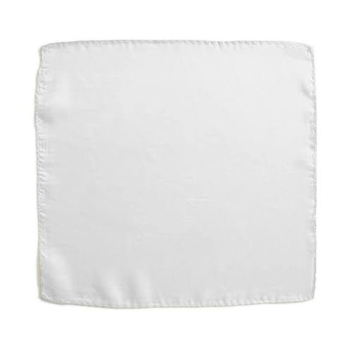 Solomagia Foulard Di Seta Cm 20 X 20 Bianco - Magia Con Foulard - Giochi Di Magia E Prestigio