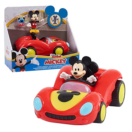 Giochi Preziosi Mcc06211 - Topolino Con Auto Da Corsa, Personaggio Da 8 Cm Circa, Per Bambini Dai 3 Anni, Multicolore