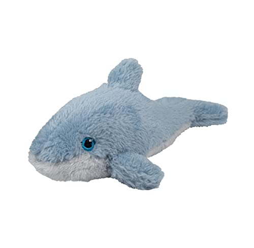 Deluxebase Ecobuddiez - Delfino Animali Morbidi Di Peluche Mini Ricavati Da Bottiglie Di Plastica Riciclate. Regalo Eco-Friendly Coccoloso Per I Bambi