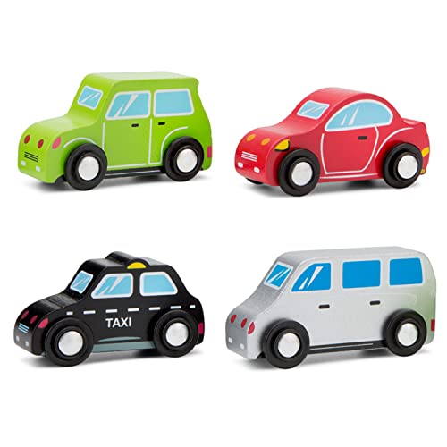 New Classic Toys Vehicles Set-4 Cars, Colore Auto-Deluxe, 11934