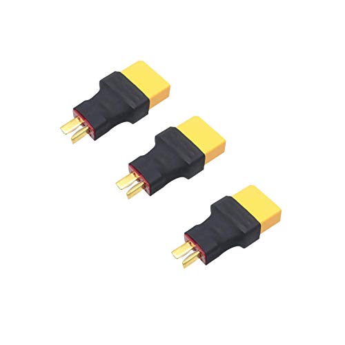 Boladge 3-Pack Adattatore Di Connettore Maschio Spina Deans T A Connettore Femmina Spina Xt90 Per Rc Car Plane Lipo Battery Esc