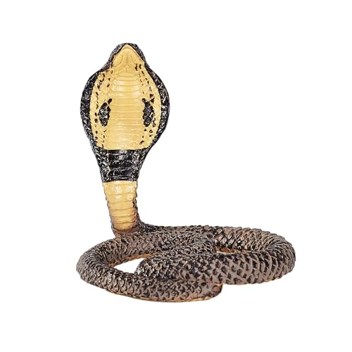 Mojo King Cobra Realistico Internazionale Fauna Selvatica Dipinta A Mano Giocattolo Figurine
