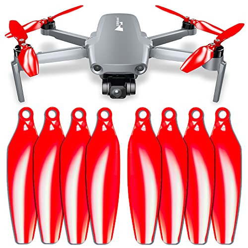 Eliche Master Airscrew Stealth Per Hubsan Zino Mini Pro & Se - Rosso, 4 Eliche Nel Set