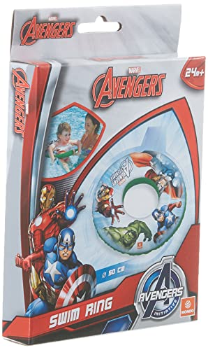 Mondo Toys - Avengers Swim Ring - Ciambella Gonfiabile - Anello Di Nuoto Salvagente - Ottimo Per Bambino / Bambina Utilizzabile In Piscina / Mare - 16