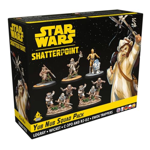 Star Wars Shatterpoint Yub Nub Squad Pack - Gioco Di Miniature Da Tavolo, Gioco Di Strategia Per Bambini E Adulti, Età 14+, 2 Giocatori, 90 Minuti Di