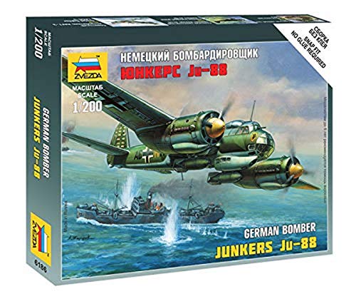 Zvezda 6186 - Modellino Aereo Ju-88A4