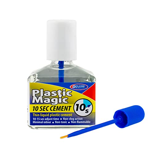 Deluxe Materials Ad83 Plastic Magic 10S 10 Second Cement 40Ml