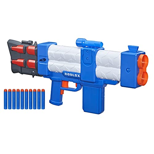 Hasbro Nerf Roblox - Arsenal: Pulse Laser, Blaster Lancia-Dardi Motorizzato, Con 10 Dardi Nerf Elite E Caricatore Da 10 Dardi, Contiene Codice Per Sbl