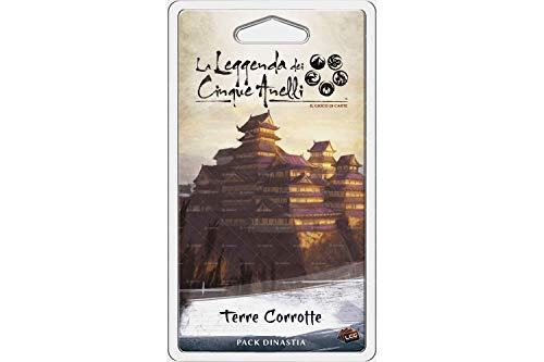 Asmodee-La Leggenda Dei Cinque Anelli Lcg Espansione Terre Corrotte Living Card Game, Colore, 9114