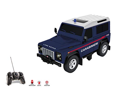 Mondo Motors, Land Rover Defender Carabinieri, Modello In Scala 1: 14, Fino A 10 Km/H Di Velocità, Auto Giocattolo Per Bambini 63566