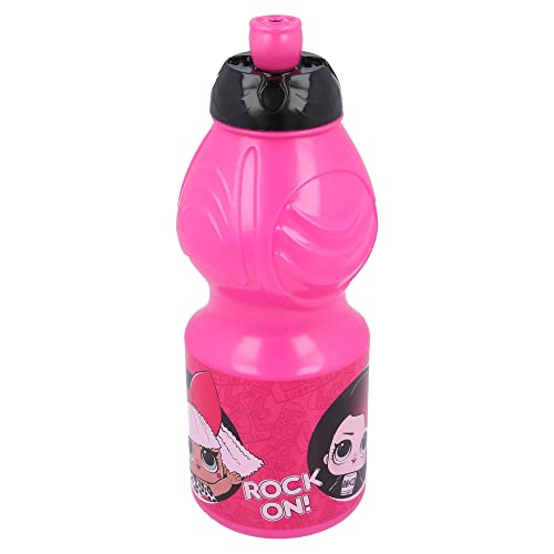 Stor 8412497168323Sport Acqua Bottiglia, 400 Ml Capacità, Lol Sorpresa Rock On