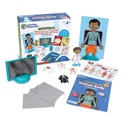 Learning Resources- Set Corpo Umano Skill Builders, 17 Pezzi, Dai 4 Anni In Avanti, Apprendimento, Scienza, Libro Di Attività Prescolari, Ler1261