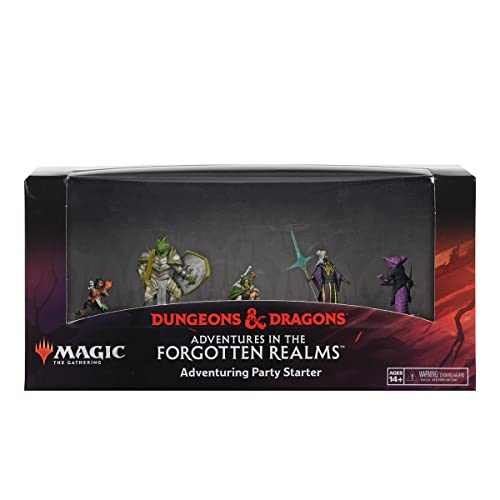 Wizkids- Avventura Party Starter-Set Di Figure Predipinte Dragons Accessorio Da Gioco, Multicolore, Small, 96110