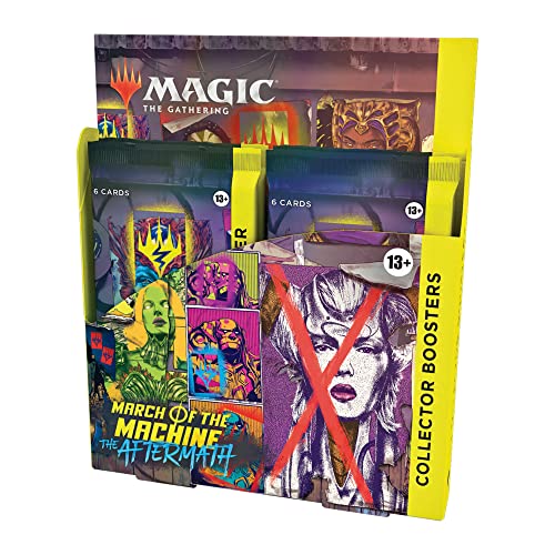 Magic: The Gathering March Of The Machine: The Aftermath Collector Booster Box | 12 Packs (72 Magic Cards)