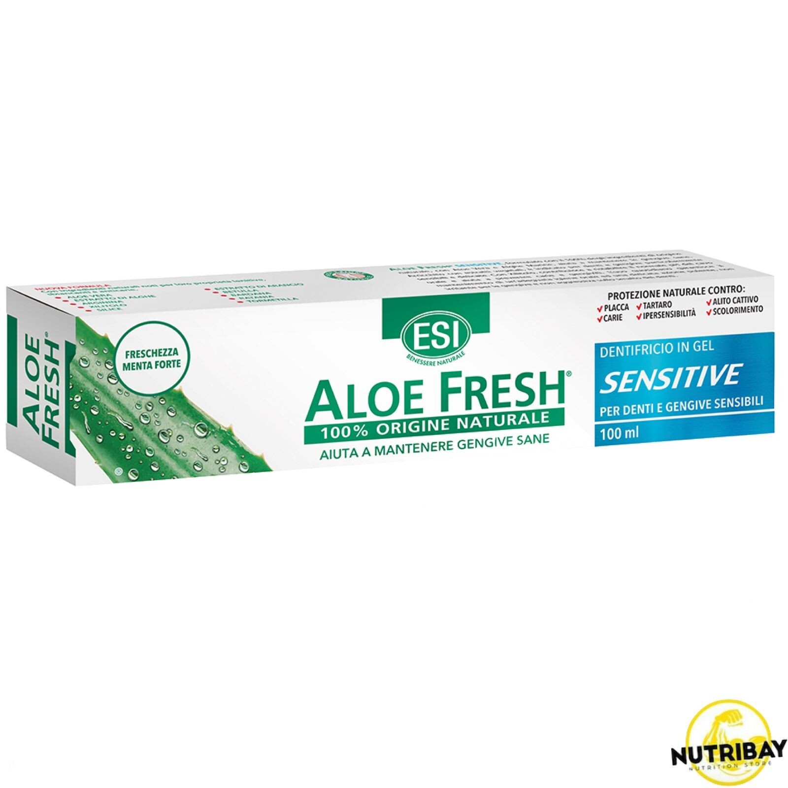 Esi Aloe Fresh Sensitive - 100 ml Dentifricio naturale