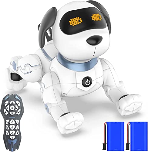 Okk Cane Robot Intelligente, Cane Telecomandato Di Recente Con Canto, Danza, Conversazione, Giocattoli Educativi Precoci Intelligenti Per 3-12 Anni Ra