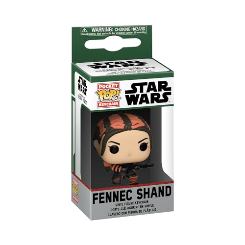 Funko Pop! Keychain: Star Wars - Book Of Boba Fett - Fennec Shand - Star Wars: The Book Of Boba Fett - Mini Figura In Vinile Da Collezione Novità Port