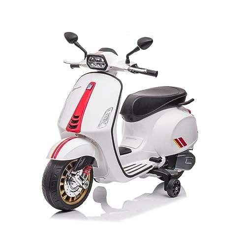 Moto Elettrica Vespa Sprint 12V Bianca