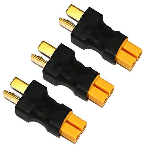 Boladge 3-Pack Adattatore Di Connettore Maschio Spina Deans T A Connettore Femmina Spina Xt30 Per Rc Car Plane Lipo Battery Esc