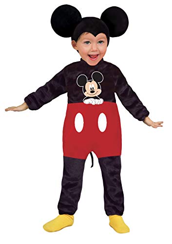 Ciao 11247.6-12 - Disney Costume Baby Mickey Classic, Nero/Rosso, 6-12 Mesi