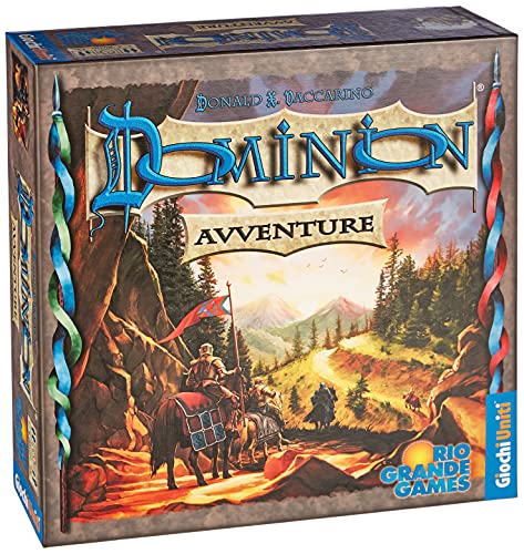 Giochi Uniti - Dominion Avventure, Gioco Di Carte, Espansione Per Dominion, Edizione Italiana, Gu532