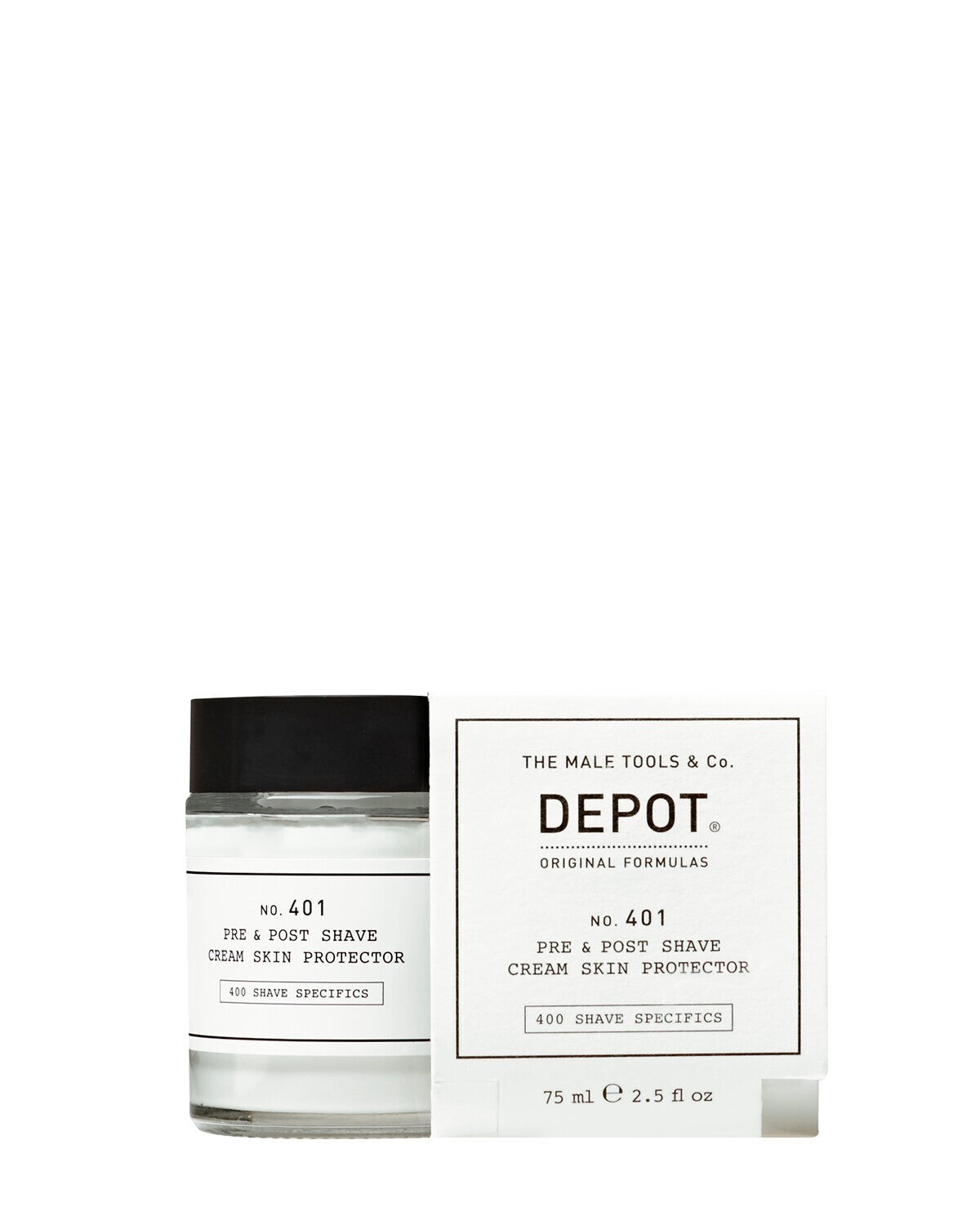 DEPOT - No. 401 PRE & POST SHAVE CREAM SKIN PROTECTOR (75ml) Crema post rasatura