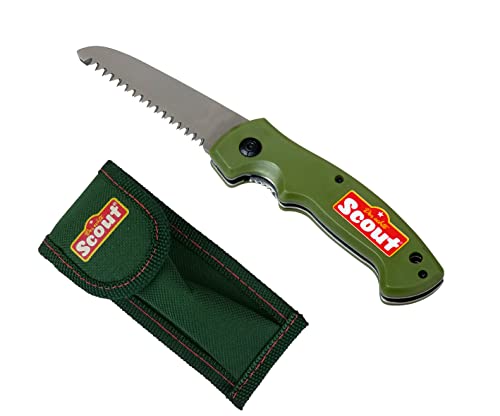 Happy People-Taschensäge-19446 Der Echte Scout Sega Tascabile, Colore Verde, 19446