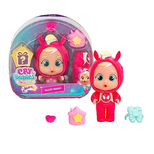 Cry Babies Magic Tears Talent Hannah, Mini Bambola Collezionabile Con Abito Personalizzato In Base Al Suo Talento, Regalo Ottimo Per Bambini Di 3 Anni